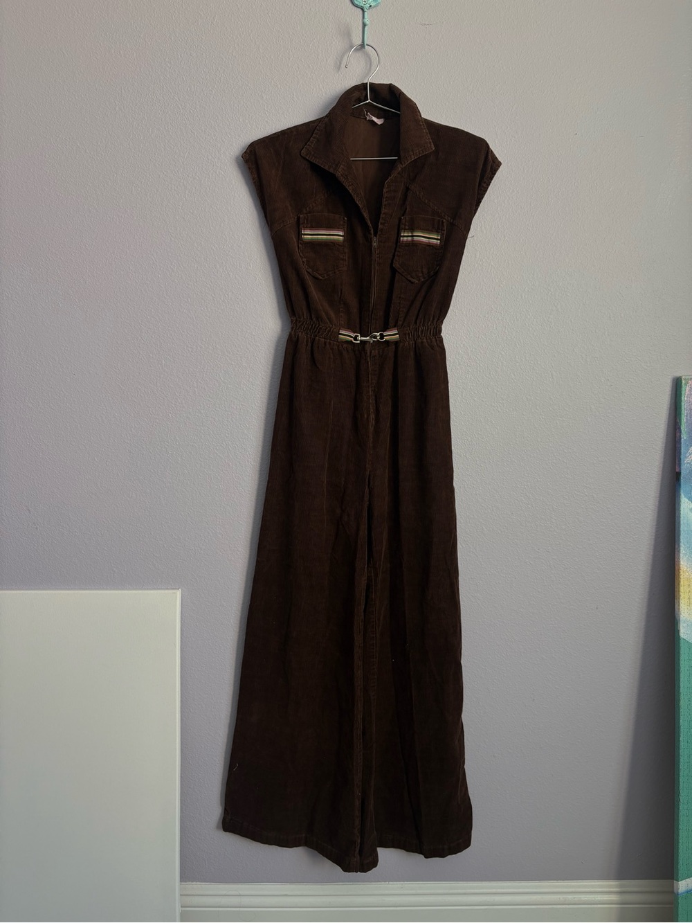 Retro Corduroy Jumpsuit